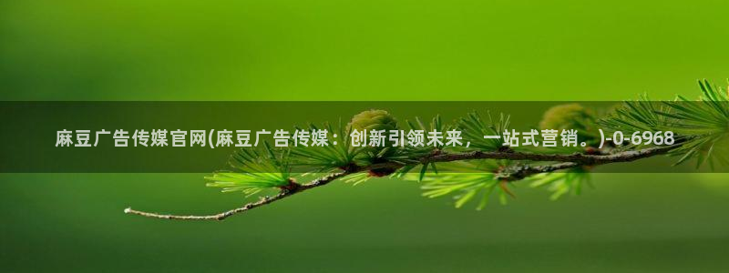 传媒的官网麻豆：麻豆广告传媒官网(麻豆广告传媒：创新引领未来，一站式营销。)